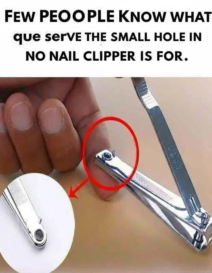 What is that little hole in the nail clipper for? The answer will surprise you