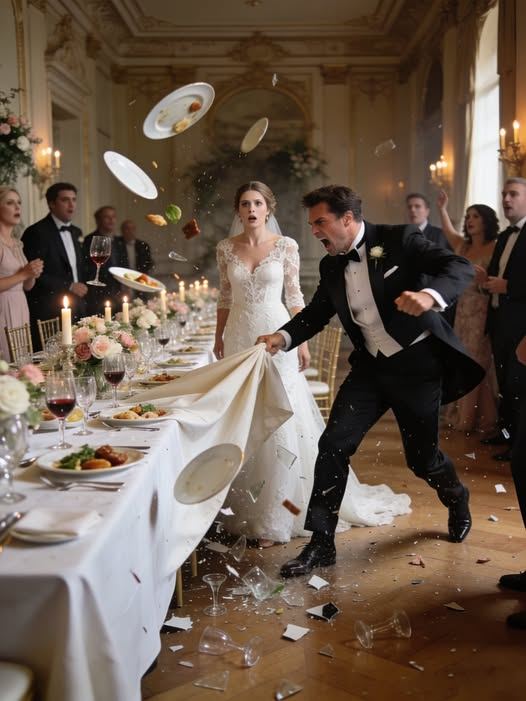 At Our Wedding Dinner, My Husband Yanked the Tablecloth, Spilling Everything, and Shouted: 'Now You'll Transfer Your Inheritance to My Name!'