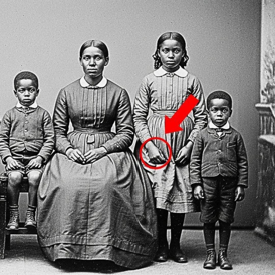 A Seemingly Ordinary 1872 Family Photo Hides a Surprising Detail in the Girl's Hand