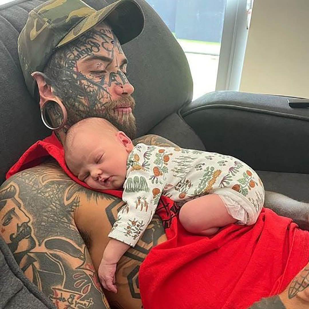 Fully Tattooed Father Begins Radical Transformation for His Daughter